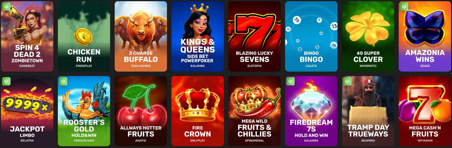 مكتبة الألعاب في Willbet Casino
